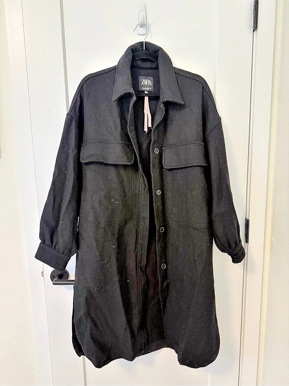 ZARA Black Utility Jacket
